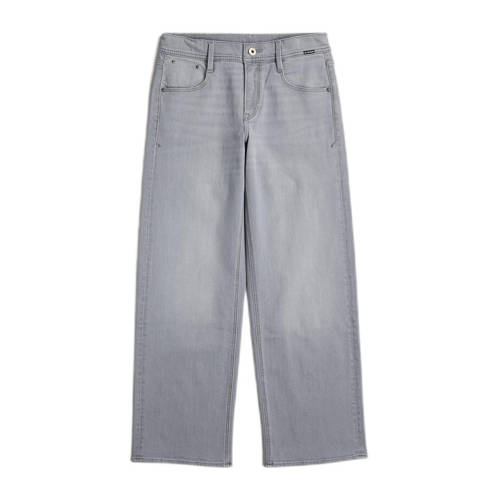 G-Star RAW Judee loose jeans premium high waist straight fit jeans sun faded skyrocket Grijs Meisjes Denim - 116