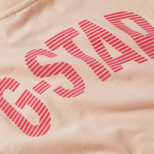 G-Star Raw T-shirt t-shirt s\s loose crop perzik roze Meisjes Katoen Ronde hals 176