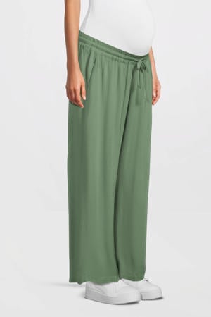 cropped wide leg broek MLMY groen