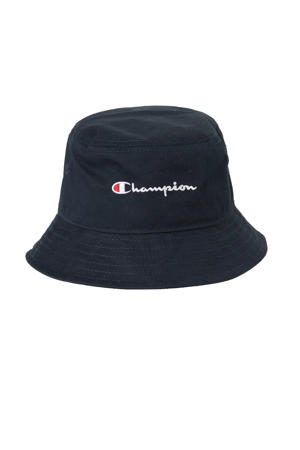 bucket hat donkerblauw