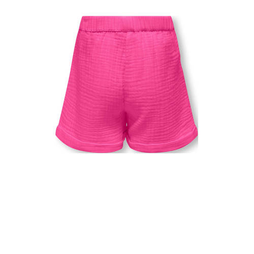 Only KIDS GIRL casual short KOGTHYRA fuchsia Korte broek Roze Meisjes Katoen 122