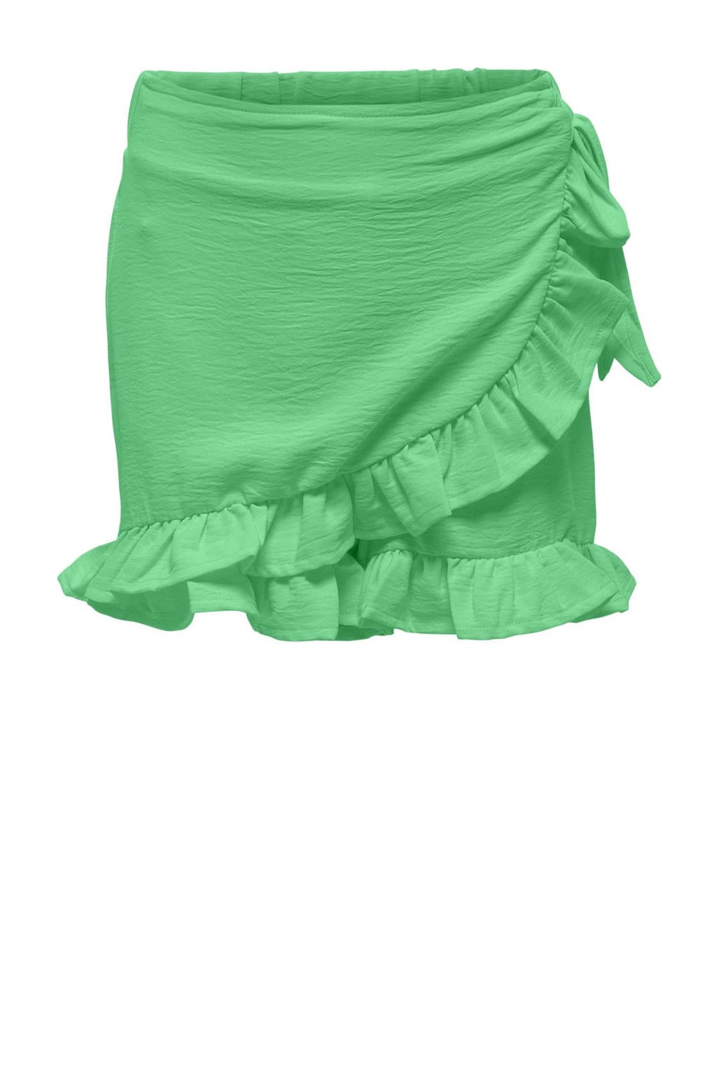 Groene meisjes KIDS ONLY GIRL skort met elastische tailleband en effen