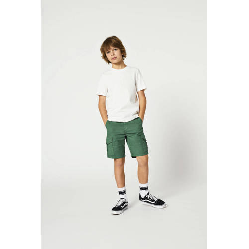 Only KIDS BOY cargo short KOBMAXWELL donkergroen Korte broek Jongens Stretchkatoen 170