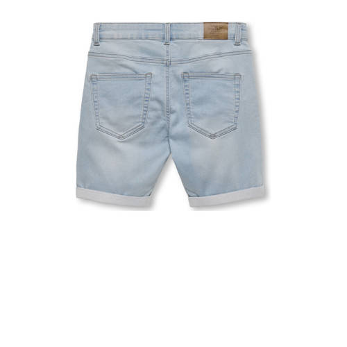 Only KIDS BOY skinny denim short KOBPLY light blue denim Korte broek Blauw Jongens Jog denim 128