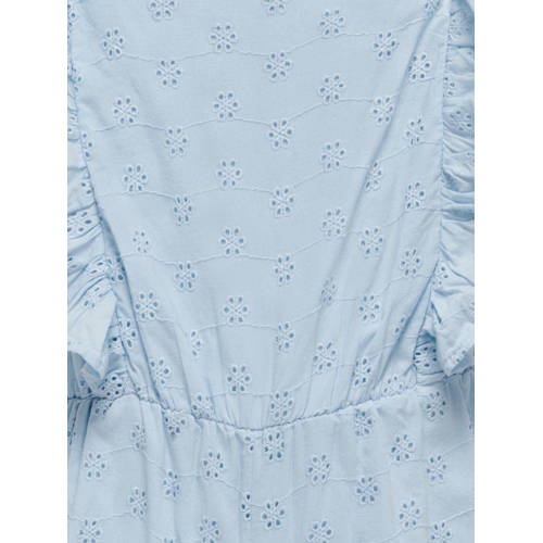 Only KIDS GIRL playsuit KOGELLY met all over print lichtblauw Meisjes Katoen Vierkante hals 122