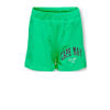 KIDS ONLY GIRL regular fit sweatshort KOGAMANDA met tekst frisgroen
