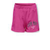 KIDS ONLY GIRL regular fit sweatshort KOGAMANDA met tekst fuchsia
