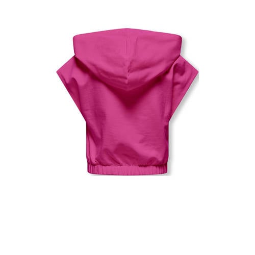 Only KIDS GIRL sweat top KOGAMANDA fuchsia Sweater Roze Tekst 110 116