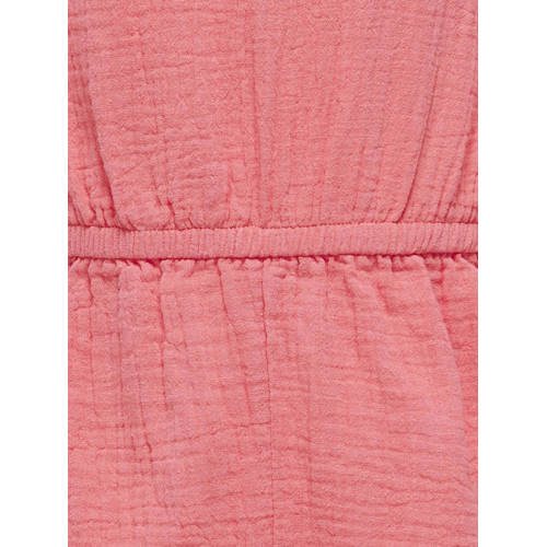 Only KIDS GIRL playsuit KOGTHYRA zalmroze Meisjes Katoen One shoulder Effen 152
