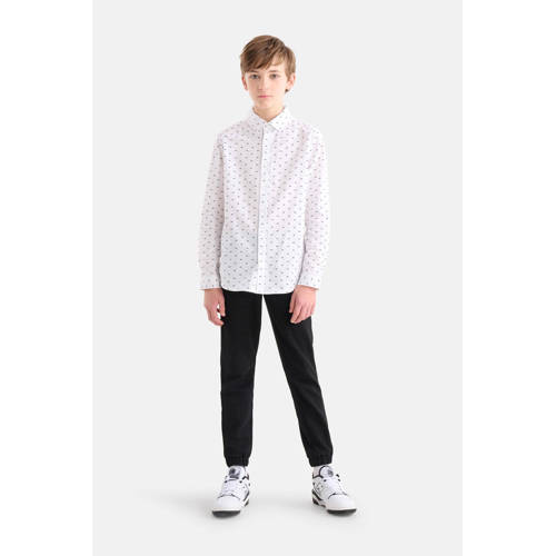 Shoeby regular fit joggingbroek zwart Jongens Sweat Effen 98 104