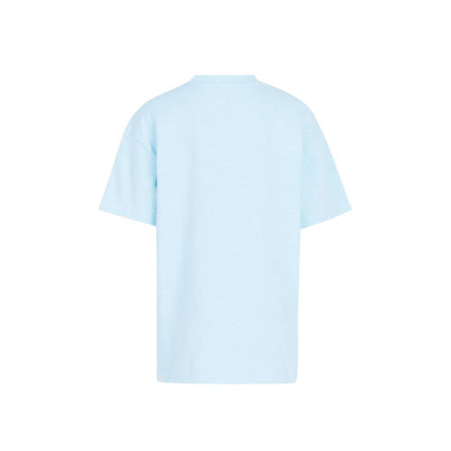 Shoeby T-shirt lichtblauw Jongens Katoen Ronde hals Effen 122 128