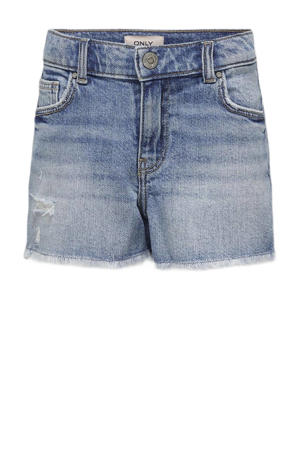 straight fit denim short KOGROBYN light blue denim
