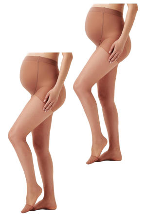 zwangerschapspanty 20 Denier - set van 2 nude