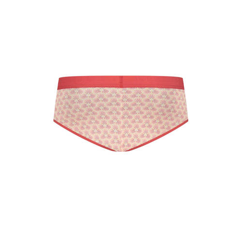 Moodies Undies hipster menstruatieslip Medium roze Meisjes Bamboe All over print 140-146