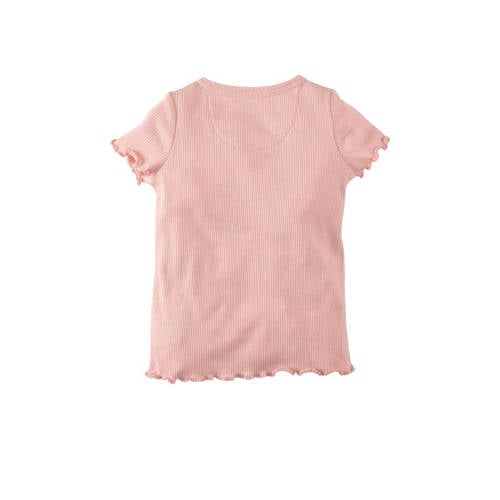 Z8 T-shirt Carmelita roze Meisjes Stretchkatoen Ronde hals Printopdruk 80