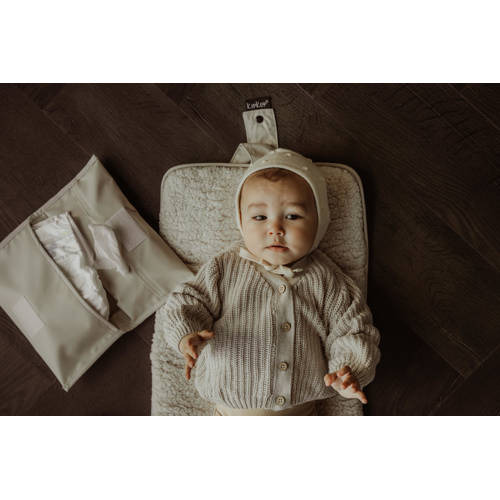 KipKep Napper luieretui beige Effen | Luieretui van