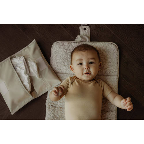 KipKep Napper luieretui beige Effen | Luieretui van