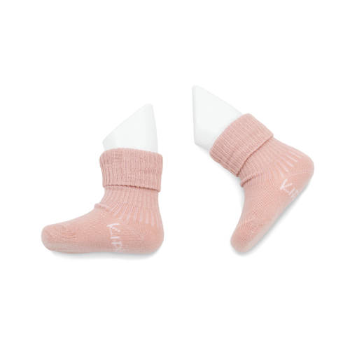 KipKep newborn Blijf-Sokjes 0-3 mnd Mauve Sokken Roze Jongens Meisjes Katoen