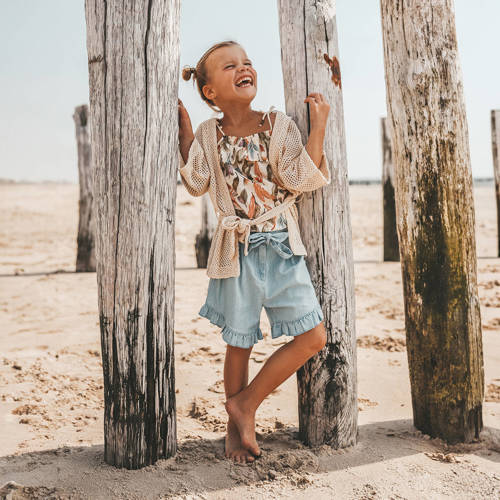 Your Wishes denim short Regina blue denim Korte broek Effen 110