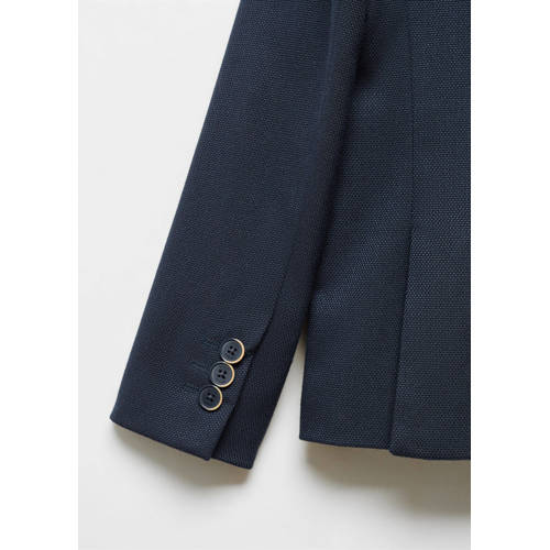 Mango Kids colbert Jongens Polyester V-hals Effen 146