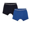 Zwart/blauw