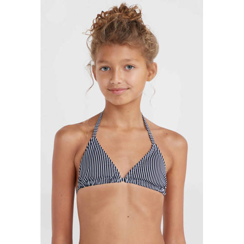 O'Neill triangel bikini Essentials zwart wit Meisjes Polyester Streep 116