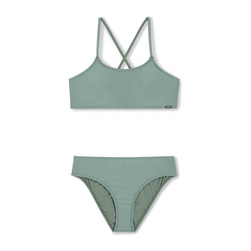 O'Neill crop bikini Essentials groen Meisjes Polyester Effen