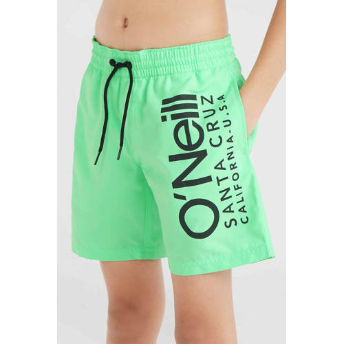 O'Neill zwemshort Cali neon groen Jongens Polyester Logo 128