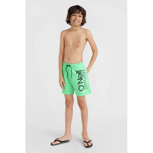 O'Neill zwemshort Cali neon groen Jongens Polyester Logo 128