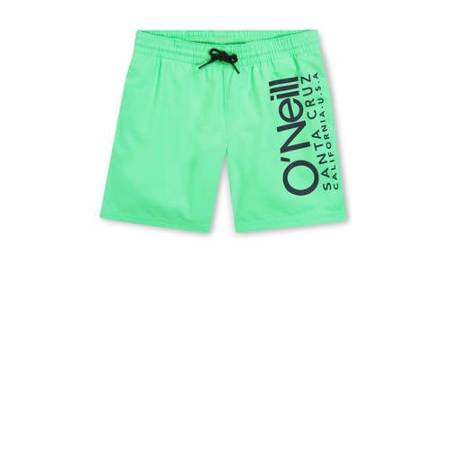 O'Neill zwemshort Cali neon groen Jongens Gerecycled polyester Logo