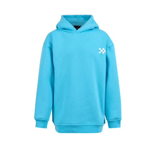 Shoeby hoodie turquoise Sweater Blauw Effen