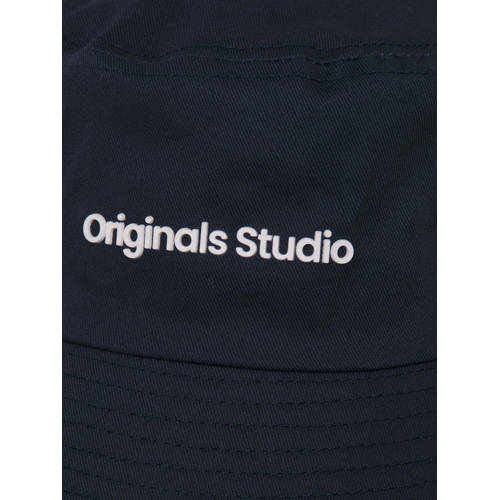 Jack & jones JUNIOR bucket hat JACVESTERBRO donkerblauw Hoed Jongens Katoen L XL