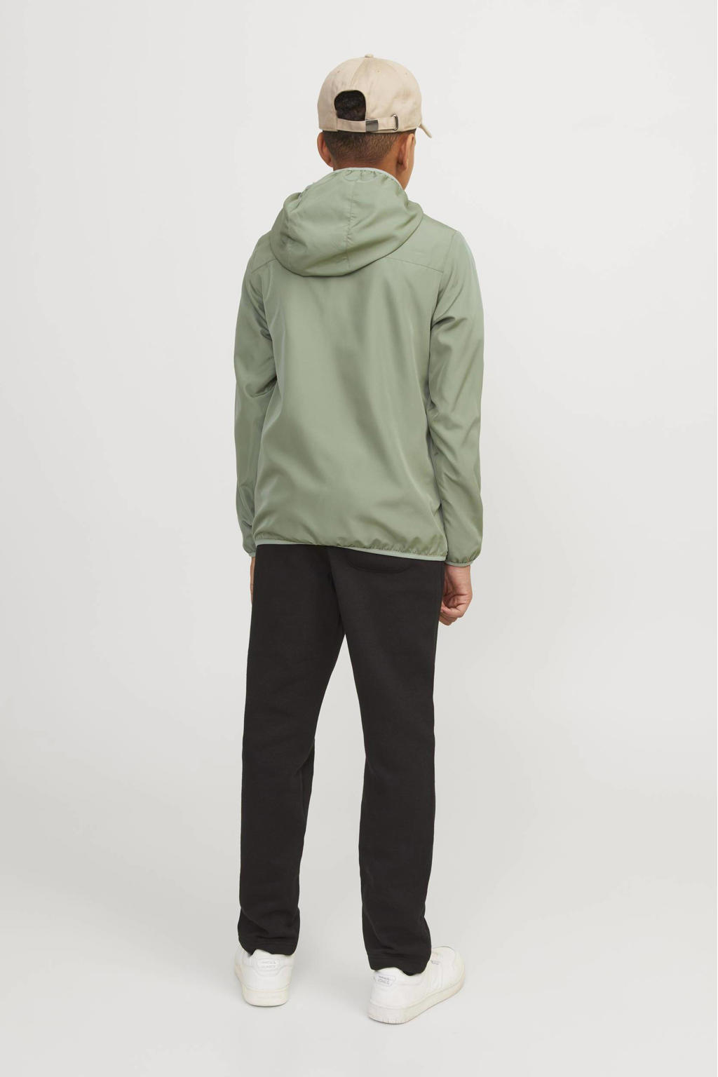 JACK & JONES Junior Jungen Weste Wing Khaki 164 - Modische Steppweste Für Kinder