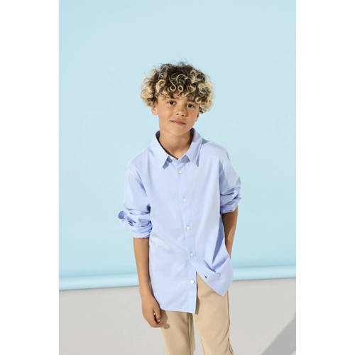 Only KIDS BOY overhemd KOBMILES lichtblauw Jongens Katoen Klassieke kraag 128