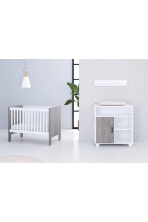 Babykamer Fresno White Grey (2-delig)