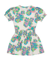 thumbnail: Quapi gebloemde jurk YARA blauw