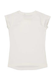 thumbnail: Quapi T-shirt YENTEL met printopdruk ecru