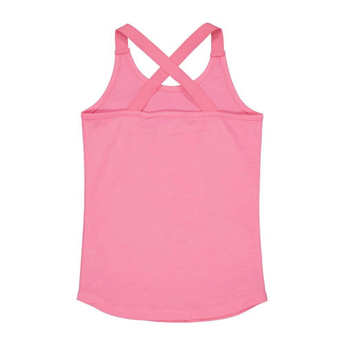 Quapi singlet YOLI roze Meisjes Stretchkatoen Ronde hals Effen 98