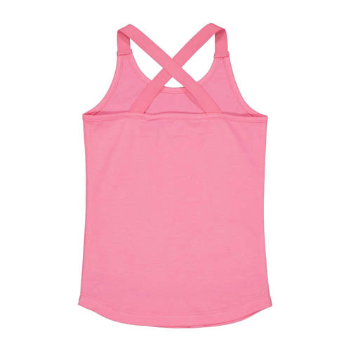 Quapi singlet YOLI roze Meisjes Stretchkatoen Ronde hals Effen 122 128