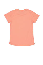 thumbnail: Quapi T-shirt BECKY met printopdruk lichtrood