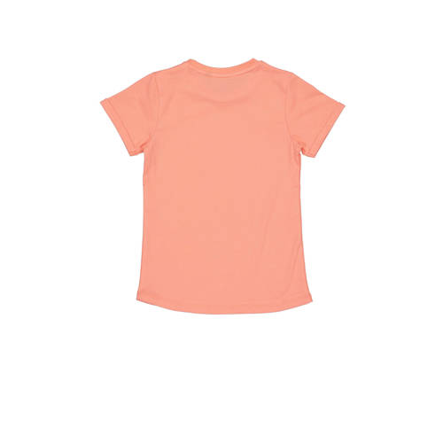Quapi T-shirt BECKY met printopdruk lichtrood Meisjes Katoen Ronde hals 110 116