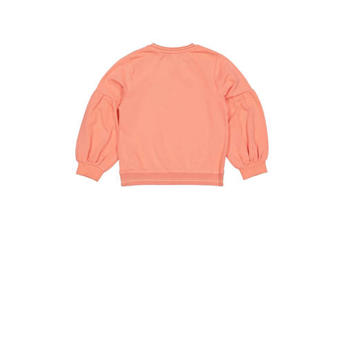 Quapi sweater roze Rood Meisjes Katoen Ronde hals Effen 68