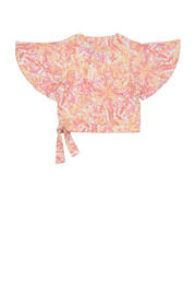 thumbnail: Quapi gebloemde  top BOUDY roze/oranje/geel
