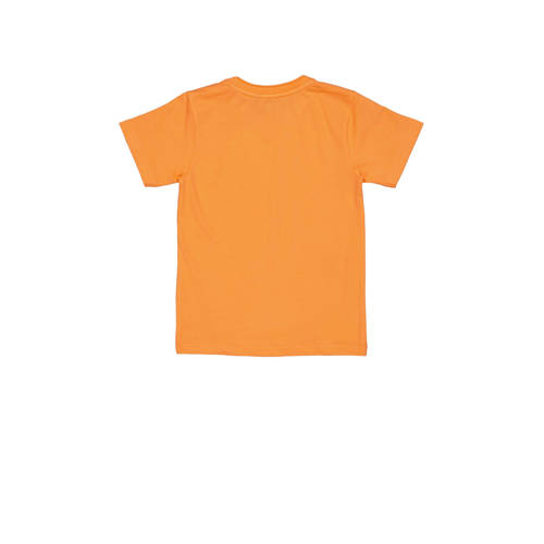 Quapi T-shirt BENNE oranje Jongens Katoen Ronde hals Effen 68