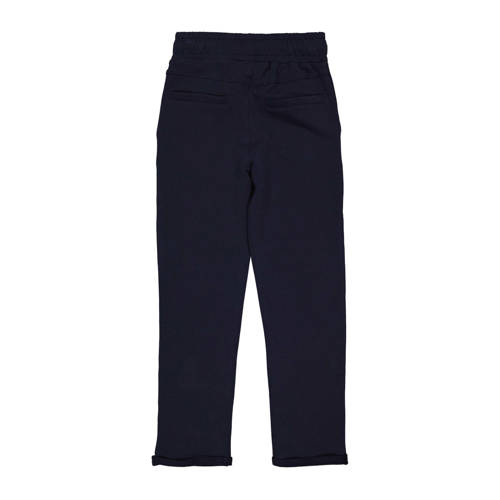 Quapi regular fit broek BING donkerblauw Jongens Katoen Effen 110 116