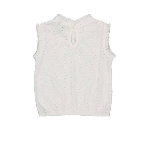 Quapi singlet BOWI wit Meisjes Polyester Ronde hals Effen 110 116