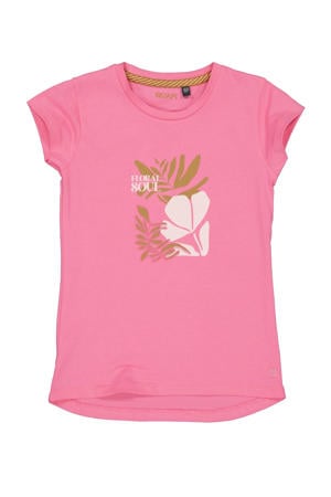 T-shirt BIBIAN met printopdruk roze