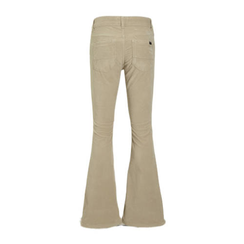 Cars fluwelen flared broek MICHELLE lichtzand Beige Meisjes Fluweel Effen 116