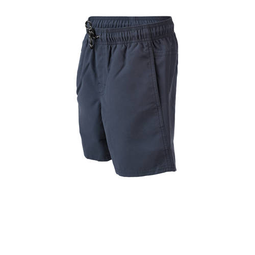 brunotti zwemshort Crunotos donkerblauw Jongens Gerecycled polyester Logo 128