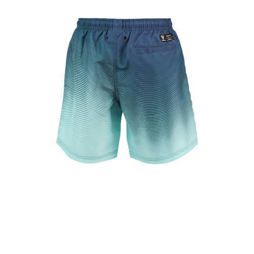 brunotti zwemshort Rocksery groen Jongens Polyester Grafisch 176